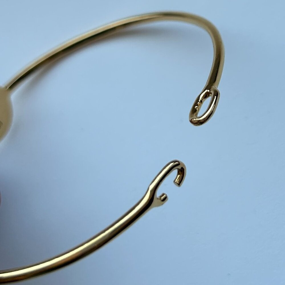 Sarah Chloe Gold-Plated Monogram Initial Bracelet - Picture 12 of 14